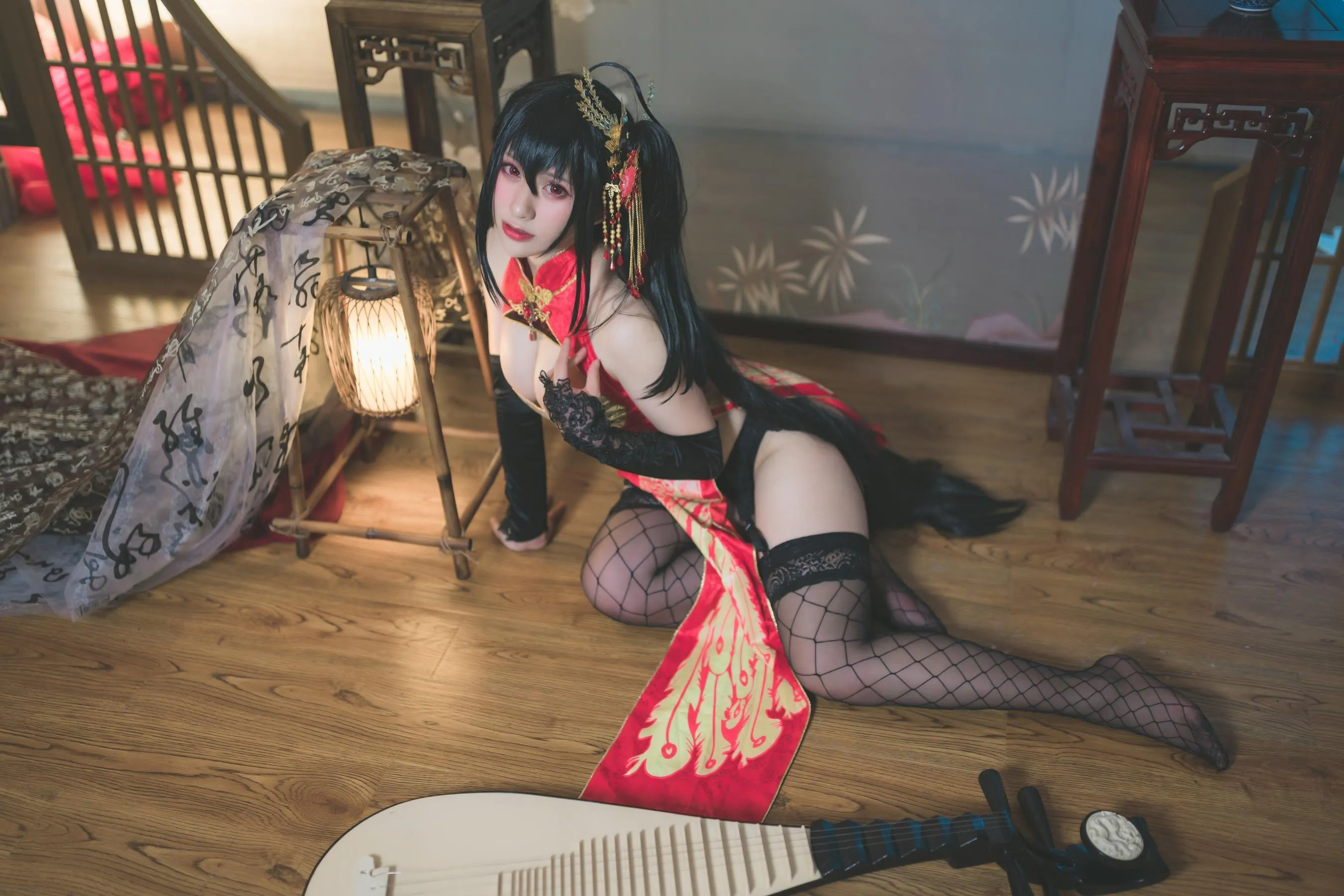 柘烟_Zuken – NO.04 大凤旗袍 [24P]插图6